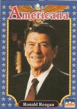RONALD REAGAN - 1992 Americana 🤩 40th. U.S.  President #83 😎 99 Cents per Card picture