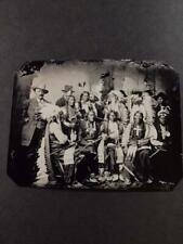 Quarter-Plate  Sioux Delegation of 1877 Tintype C2434RP picture