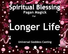 X3 Triple Cast - Spiritual Blessing for Longer Life - Goddess Casting picture