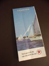 Vintage 1967 Florida Road Map Texaco Service Stations picture