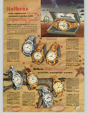 1955 PAPER AD 4 PG Helbros Wrist Watch Scorpion Appollo Capri Ericson Cartier picture