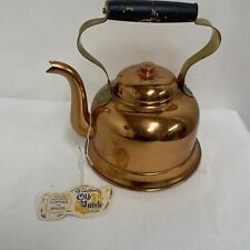 Vintage Copper Tea Kettle Made In Portugal picture
