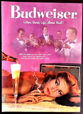 Budweiser Beer Original 1958 Vintage Print Ad picture