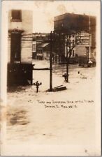 1913 DAYTON FLOOD Ohio Real Photo RPPC Postcard 