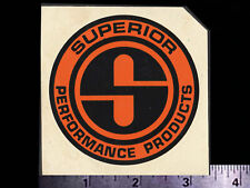 SUPERIOR Performance Products - Original Vintage 1960's Racing Water Slide Decal picture