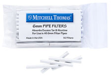 1 Pack of 50 Mitchell Thomas 6mm Paper Filters for Pipes or Cigarettes - 1005 picture
