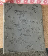 Autographed Binder 1928 Central Normal College Danville Indiana Fraternity picture
