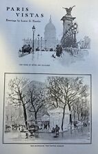 1918 Paris Vistas Drawings by Lester G. Hornby The Madeline Rue Vaugirad picture