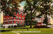 Postcard Maine Building Lambuth College Jackson Tennessee Vintage Linen c1940s picture
