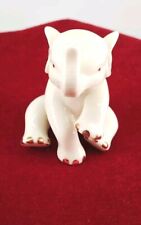 Vintage Lenox Elephant Porcelain Figurine Trunk Up White 24k Gold Hand Painted picture