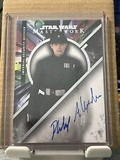 Topps Star Wars Masterwork On Card Auto Imperial Security Officer Alexander picture