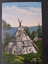Postcard Indian Tepee picture