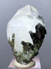 79 carat Beautiful Quartz crystal with combine epidote from Pakistan picture