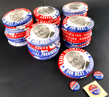 Vintage 1964 Barry Goldwater Our Next President Button 3.5