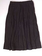 Vintage Briggs New York Women's Wool Blend Pleated Skirt - Size: 14  () picture