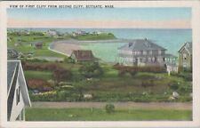 First Cliff from Second Cliff Scituate Massachusetts Postcard picture