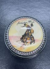 Vintage Glass Paperweight Livingston Montana picture