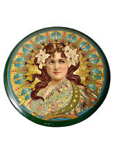 Art Nouveau Collar & Cuff Box Wallpaper Celluloid Antique Victorian Fashion picture