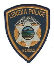 VINTAGE LEXEXA, KANSAS  POLICE (CHEESE CLOTH BACK) patch picture