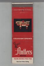 Matchbook Cover The Antlers Hotel Colorado Springs, CO picture