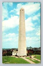 Charlestown MA-Massachusetts, Bunker Hill Monument, Vintage Postcard picture