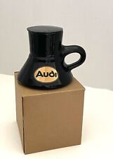 Vintage NEW Audi Automotive Ceramic Coffee Mug No Spill No Slip Flat Bottom picture