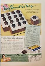 1940 Bakers Chocolate Vintage Ad very smart for May picture
