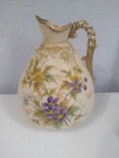 Alfred Stellmacher Pitcher Vase Turn Teplitz Antique 19c 19th Century Fat Bottom picture
