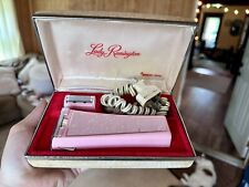 Pink Lady Remington Electric Shaver Razor With Case And Box Vintage picture