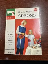 Vintage 1962 Singer How To Make Aprons Book picture