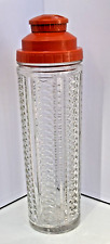 Medco 550 Art Deco Dial A Drink Skyscraper Glass Cocktail Shaker NY USA VTG 30s picture