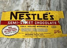 Vtg Nestle’s Empty 12 Ounce Wrapper  1960’s picture