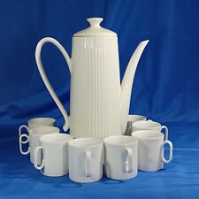 Ernest Sohn Coffee Teapot Tea Pot 8 Cups Set Mid Century Scandinavia White picture