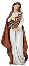 St Cecilia Catholic Figurine 6 Inch Patron Saint Musicians picture