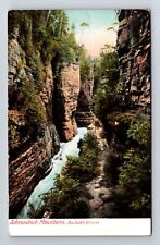 Adirondack Mountains NY-New York, Au Sable Chasm, Aerial, Vintage Postcard picture