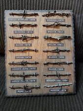 Antique 1868-1973 Barbed Wire Historical Display 14 Different Types Western picture