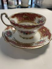 Foley Fine Bone China Made In England Gold Trim Multicolor Flowers DS54 picture