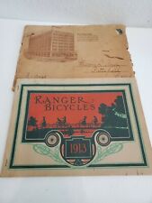 vtg 1913 ranger bicycle catalog Mead cycle co chicago bikes and accessories picture
