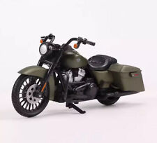 Maisto 1:18 Harley Davidson 2022 Road King Special MOTORCYCLE BIKE Model Green picture