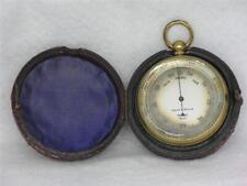 Pocket Barometer Short & Mason Tycos - London, England - Original Leather Case picture