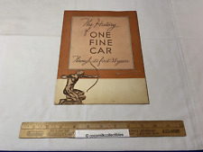Vintage 1936 Pierce Arrow Sales Brochure The Finest of the Fine Cars Buffalo NY picture