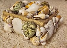 Vintage Seashell Box, Large Handmade 8