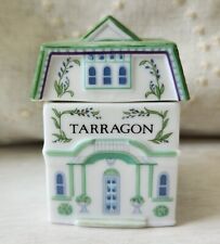 The Lenox Spice Village TARRAGON Porcelain Jar 1989 Vintage Never Used picture