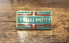 Triumph Motor Company Classic Automobile VTG Hat Lapel Pin picture