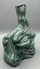 Rare Majolica Art Deco Nude Lady Woman Vintage Flower Frog YankoWare picture