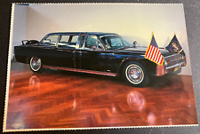 Vintage Continental Postcard - JFK's 1961 Lincoln Continental X-100 - FLAWLESS picture