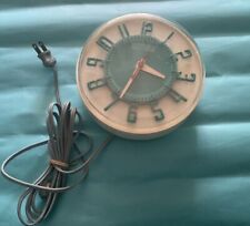 Vintage General Electric Yellow Telechron Model No. 2H 104  Wall Clock Works picture