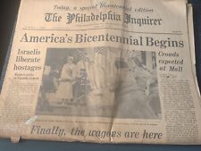 Philadelphia Inquirer Newspaper;  July 4, 1976Compt Special Bicentennial Edition picture