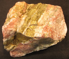 Pyrite Vein with Rhodonite and  Calcite, Ogdensburg, NJ picture