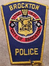 MA Brockton Massachusetts Police Patch picture